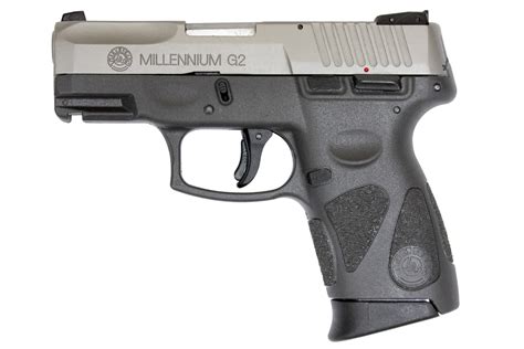 taurus pt  millennium  mm pistol  stainless   gray frame vance outdoors