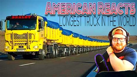 american reacts   worlds longest truck road train  australia youtube