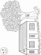 Coloring Pages Household sketch template