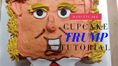 donald trump cupcake cake tutorial trump cake cake tutorial donald trump cake