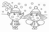 Holly Ben Kingdom Little Pages Coloring Snow Drawing Falls Together Pages2color Printable Drawings Cookie Copyright Paintingvalley sketch template