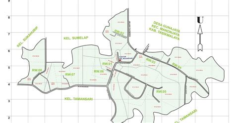 peta kelurahan mugarsari kecamatan tamansari kota