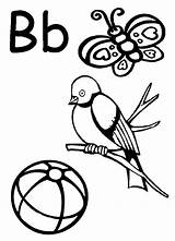 Letter Coloring Preschool Worksheets Worksheet Pages Printable Colouring Bird Preschoolers Pre School Alphabet Activities Sheet Clipart Library Comments Choose Board sketch template