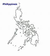 Philippines Outline sketch template