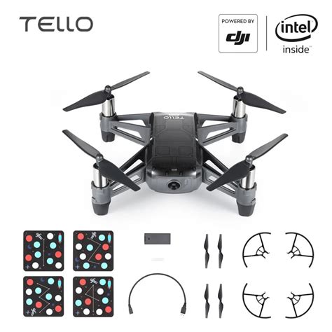 dji tello camera drone  version programmable drone  coding education p hd transmission