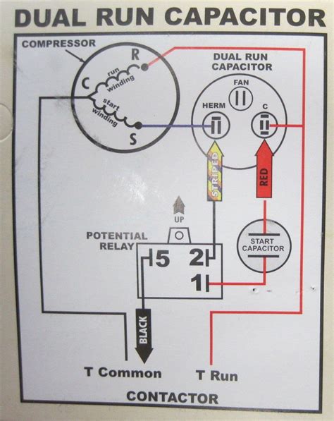 compressor start relay wiring diagram