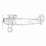 Fokker Vii Drawing Line Drawings Builder Model sketch template