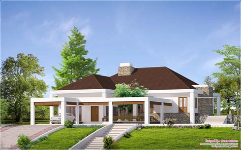 beautiful kerala house design   nadumuttam