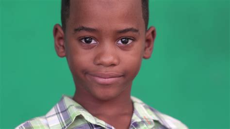 portrait  happy children  emotions  feelings black young boy smiling