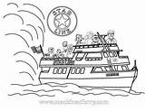 Ferry Boat Coloring Pages Colouring Pa sketch template