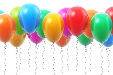afbeelding slingers en ballonnen balloons confetti  serpantine stock vector