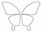 Butterfly Wings Pattern Template Outline Printable Pdf Patterns Print Stencils Crafts Patternuniverse Templates Wing Use Cut Stencil Shape Paper Diy sketch template