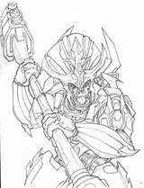 Halo Coloring Pages Elite Sketch Template Brute sketch template