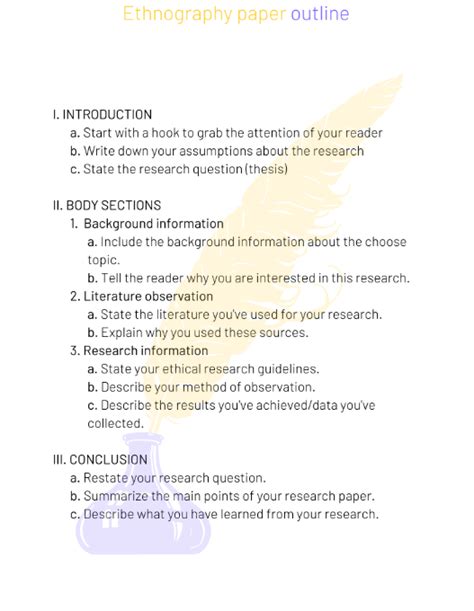 ethnography essay examples step  step guide   effective essay