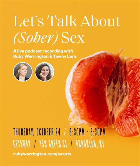let s talk about sober sex events universe
