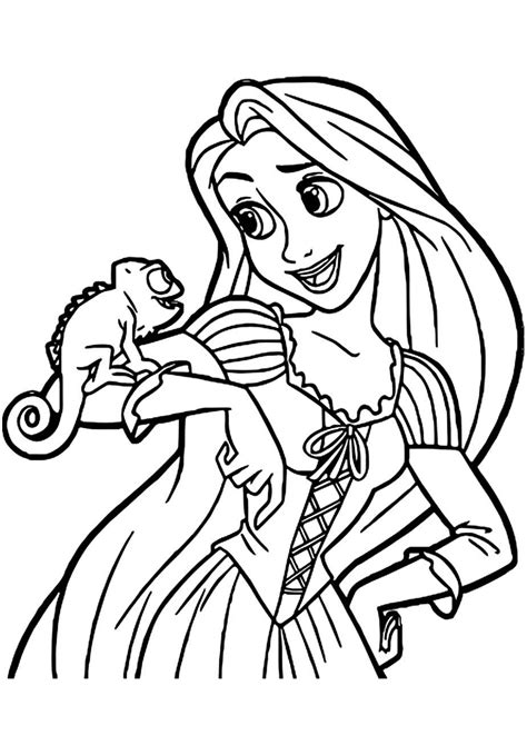 tangled coloring pages princess rapunzel flynn rider printcolorcraft