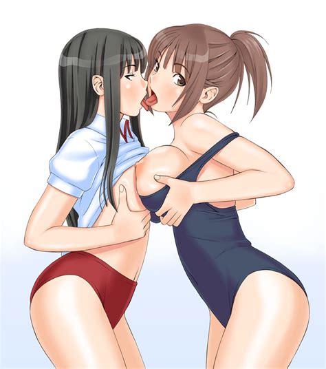 Futami Eriko And Sakino Asuka Kimi Kiss Drawn By Sanagi Torajirou