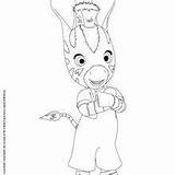 Coloring Pages Zou Hellokids Zebra sketch template