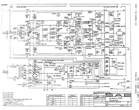 sae amplifier schematics