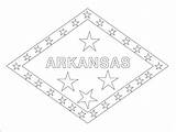 Coloring Flag Arkansas Pages Flags State Printable Outline Rebel Drawing Clipart Sheet Line Color Getcolorings Template Getdrawings Print Argentina Library sketch template