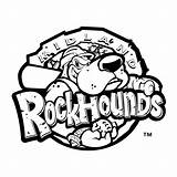 Rockhounds Midland Logo Svg Vector sketch template