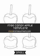 Template Apple Candy Templates Apples sketch template