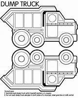 Truck Coloring Dump Pages Construction Box Trucks Crayola Birthday Preschool Sheets Colouring Garbage Tonka Printable Activity Kids Drawing Craft Clipart sketch template