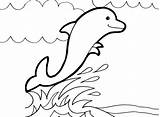Dolphins Getdrawings Scribblefun Ocean Draw sketch template