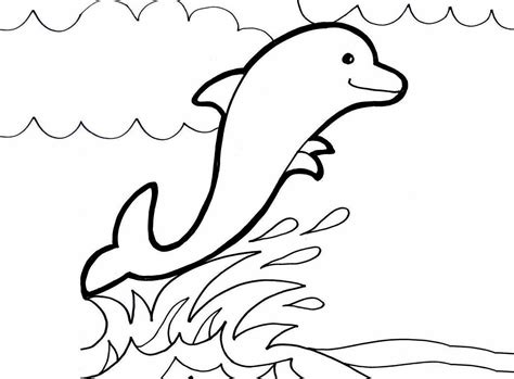 dolphins coloring pages kidsuki