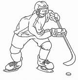 Coloring Pages Winter Hockey Sports Printable Sport Kids Colouring Clipart Boys Exercise Library Sheets Color Popular Pilih Papan sketch template