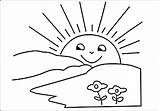 Coloring Pages Sunscreen Getcolorings Sun sketch template