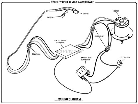 homelite ry  volt lawn mower mfg   parts diagram  wiring diagram