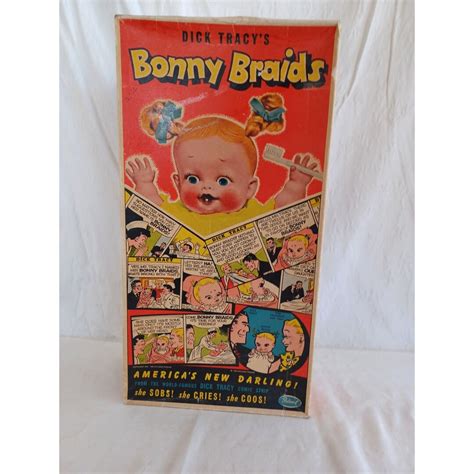 Vintage 1951 Ideal Bonnie Braids 14 Doll Dick Tracy Soft Etsy