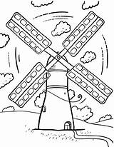 Windmill Coloring Pages Colouring Wind Coloringcafe Flag Turbine Windmills 507px 79kb Books Adult Designlooter sketch template