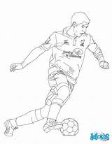 Ronaldo Coloring Pages Neymar Cristiano Soccer Suarez Players Messi Printable Print Color Hellokids Colouring Drawing Luis Player Coloriage Dybala Foot sketch template