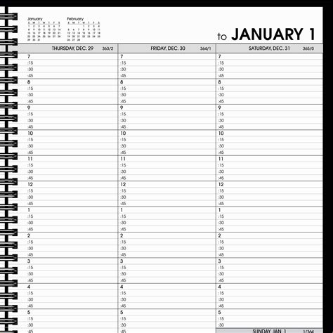 appointment book template  printable     printable daily