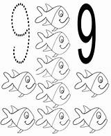 Coloring Fishes sketch template