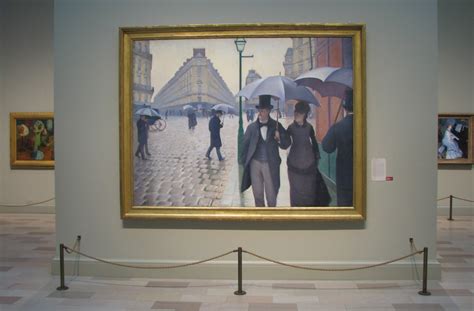 Paris Street Rainy Day Gustave Caillebotte This Essay