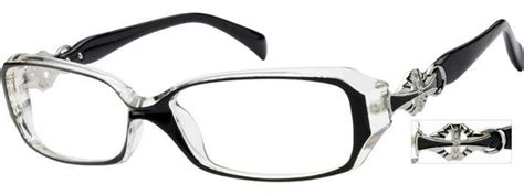 black rectangle glasses 256921 zenni optical eyeglasses oval