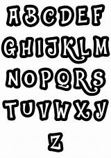 Alphabet Coloring Pages Kids Simple Print Fonts Letters Printable Color Lettering Borders Large Justcolor Choose Board sketch template