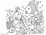 Sea Under Coloring Pages Line Printable Kids Color Adults Wallpapers sketch template