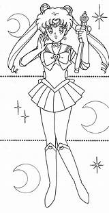 Coloring Sailor Moon Matsuri Tsuki Pages Sailormoon Book Manga Choose Board Archive sketch template