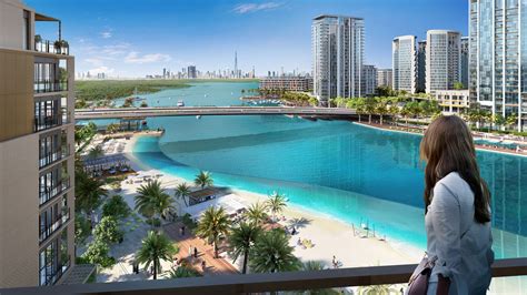 surf  creek beach dubai creek beach dubai creek harbour apartments  sale  rent