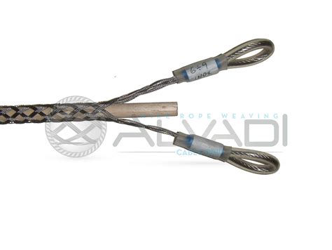 Stainless Steel Cable Grip – Double Eye – Triple Weave Normal – Alvadi