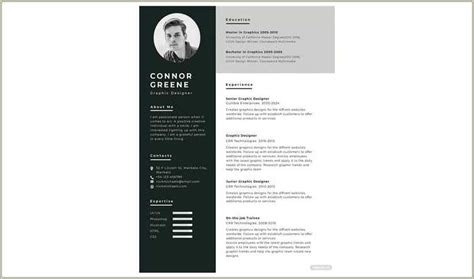 graphic designer resume word format  resume  gallery