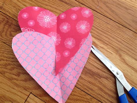paper hearts  valentines day crafts