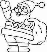 Santa Claus Coloring Jolly Book Comment First sketch template