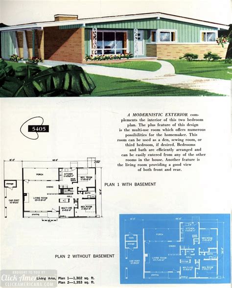original vintage exteriors  floor plans  american houses built    click
