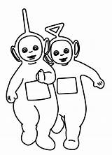 Teletubbies Tinky Winky Dipsy sketch template