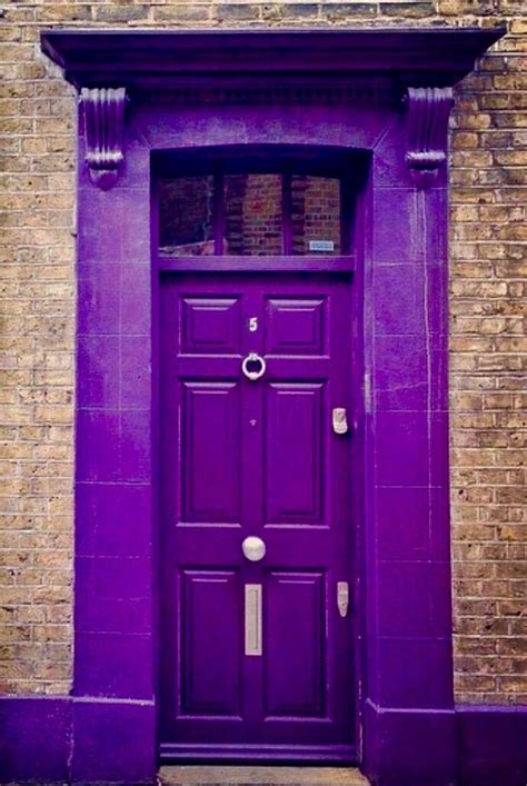 the chic technique purple passion exists in this front door purple